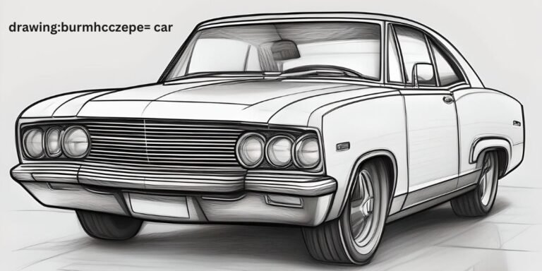 Drawing:Burmhcczepe= Car: A Car Drawing Guide